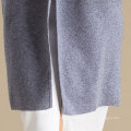 Entrega rápida larga manga2 colores mujeres jersey de punto de invierno en blanco 100% suéter de cachemira